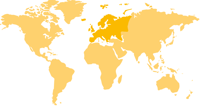 Weltkarte Europa