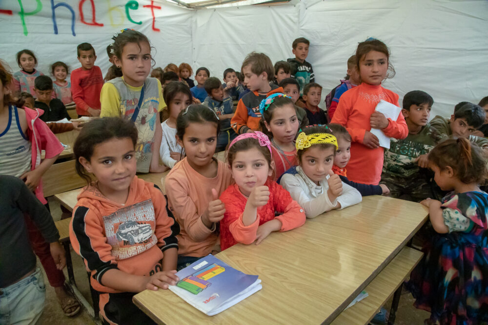 Libanon, Zeltschulen für Geflüchtete