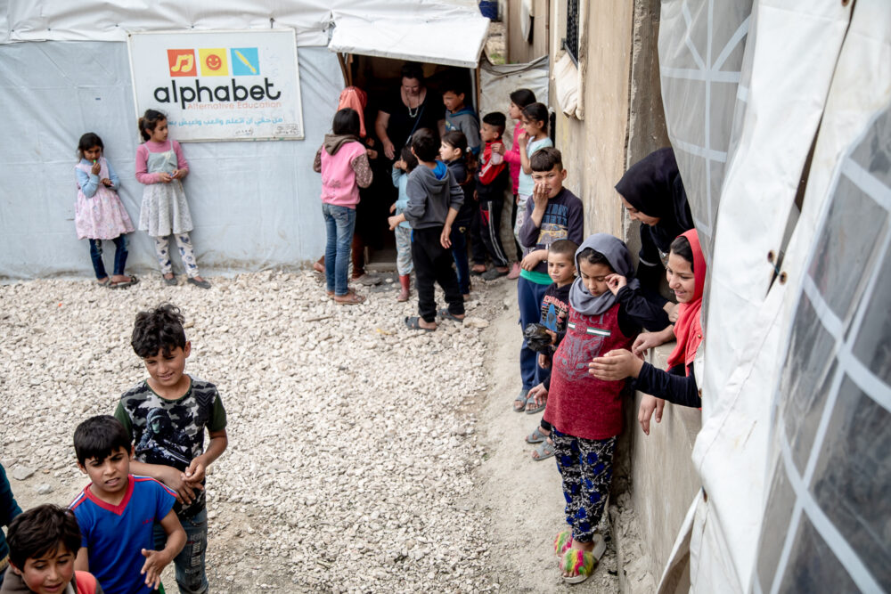 Libanon, Zeltschulen für Geflüchtete