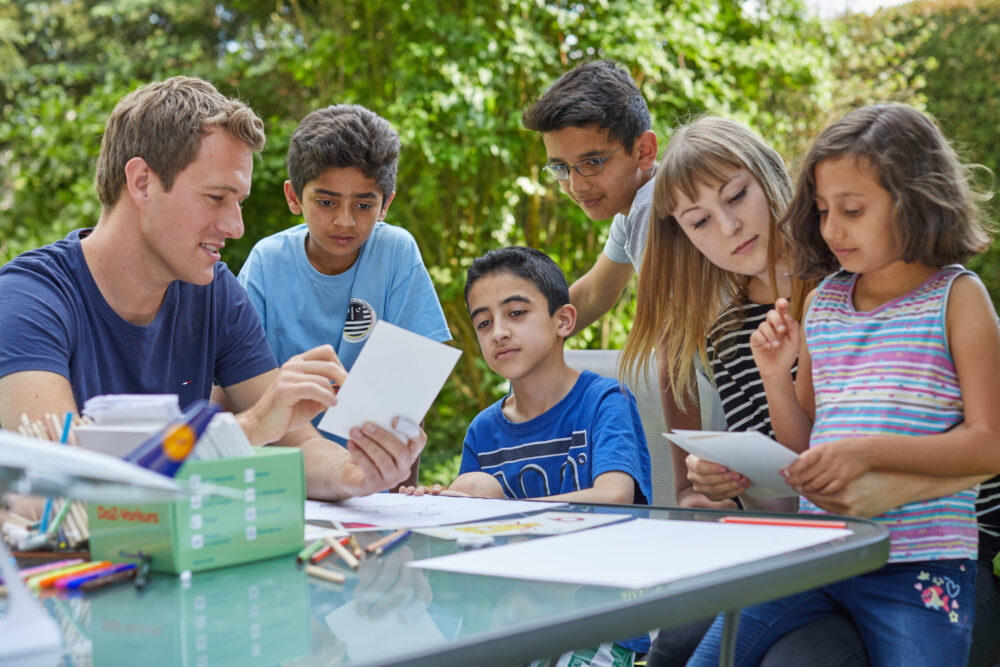 Deutschland, Sprachförderung für Kinder mit MigrationshintergrundDeutschland, Sprachförderung für Kinder mit Migrationshintergrund; © Oliver Rösler