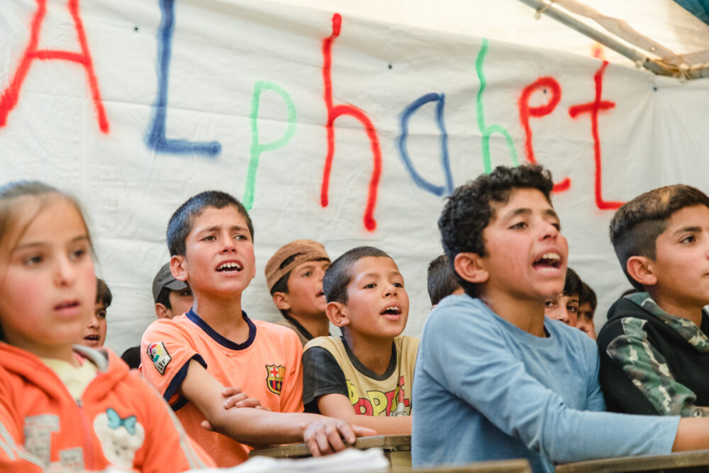 Libanon, Zeltschulen für Geflüchtete